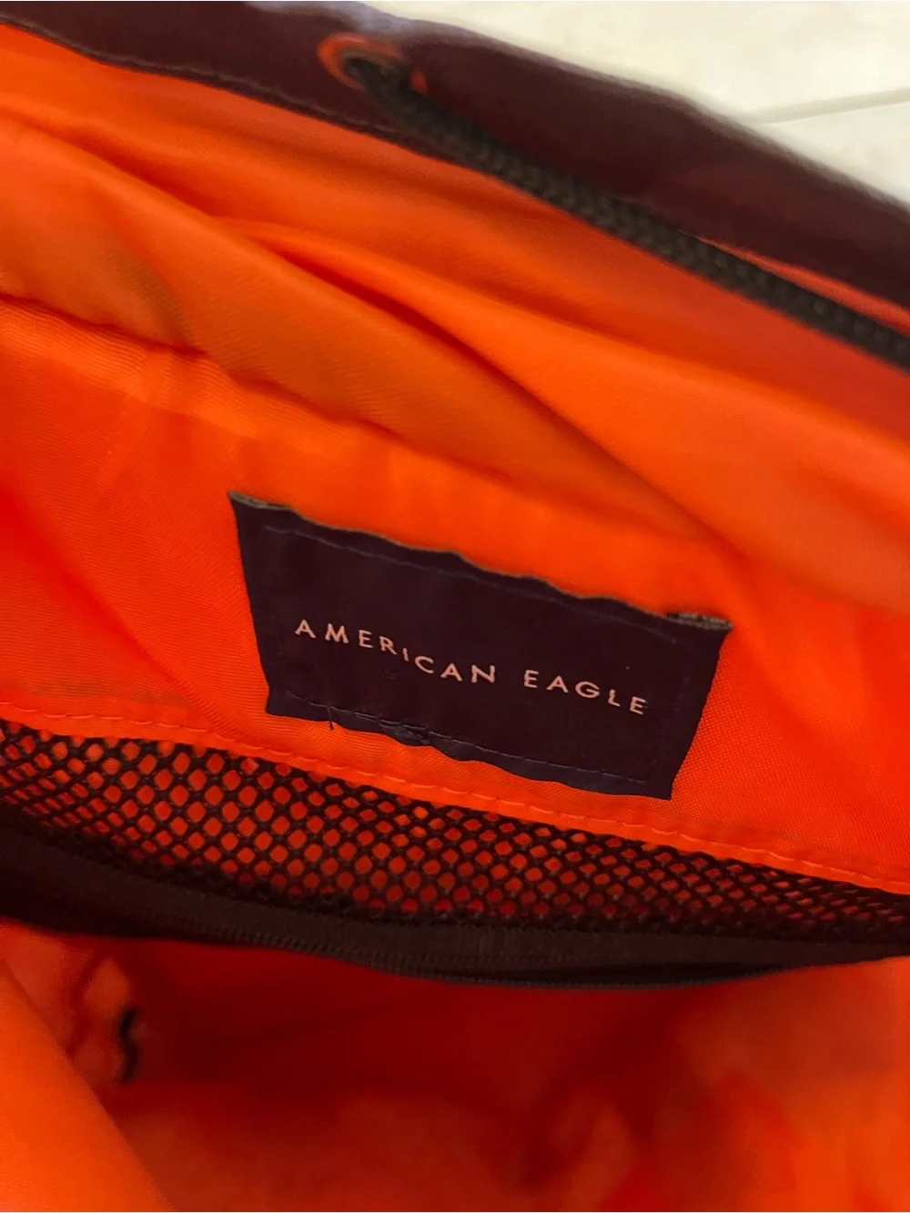 American Eagle Top Loading Camo Backpack